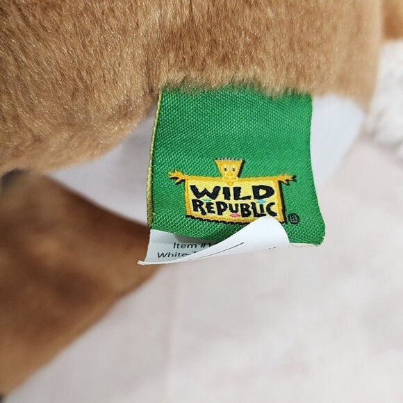 Wild Republic 12" Reindeer Plush Whitetail Deer Buck Stuffed Soft Toy Sitting - Picture 5 of 8